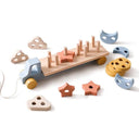 Wooden Train Montessori Educational Toy Set: Spark Imagination & Coordination!  ourlum.com Trailer CHINA 