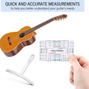 Guitar Steel String Gauge Ruler Guitar Radius Gauge Tools