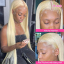 Blonde 613 HD Lace Frontal Wig - Pre-Plucked Human Hair