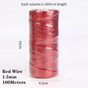 Cotton Macrame Cord Rope Twine String Crafts DIY Bohemia Wedding Decor  ourlum.com SLQ B03 1.5mm 100M  