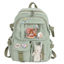 Cute Women Backpack: Stylish & Waterproof School Bag for Girls - TrendySEO  ourlum.com green  