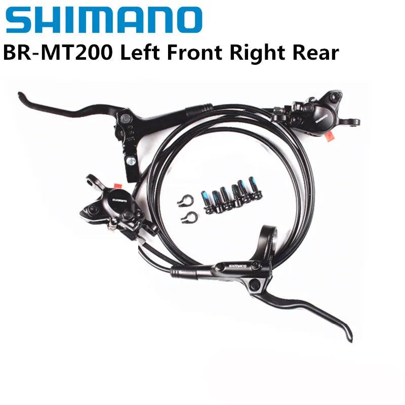 Shimano MT200 Hydraulic Disc Brake Set for Mountain Electric Bicycles  ourlum.com L  F R R  