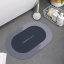 Absorbent Shower Bath Mat: Ultimate Water Absorption & Anti-Slip Safety  ourlum.com D-Grey 40x60cm 