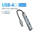 Lemorele USB Hub: High-Speed 4 Port Splitter for  Macbook  ourlum.com USB-A -11cm  