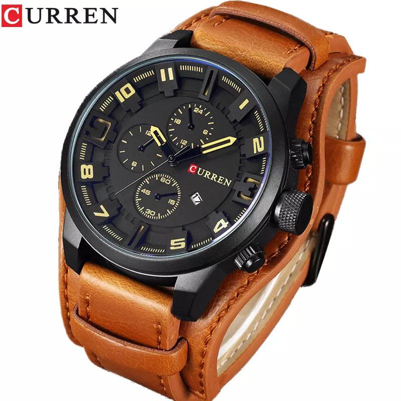 CURREN Luxury Waterproof Quartz Watch: Stylish Men's Wristwatch  ourlum.com   