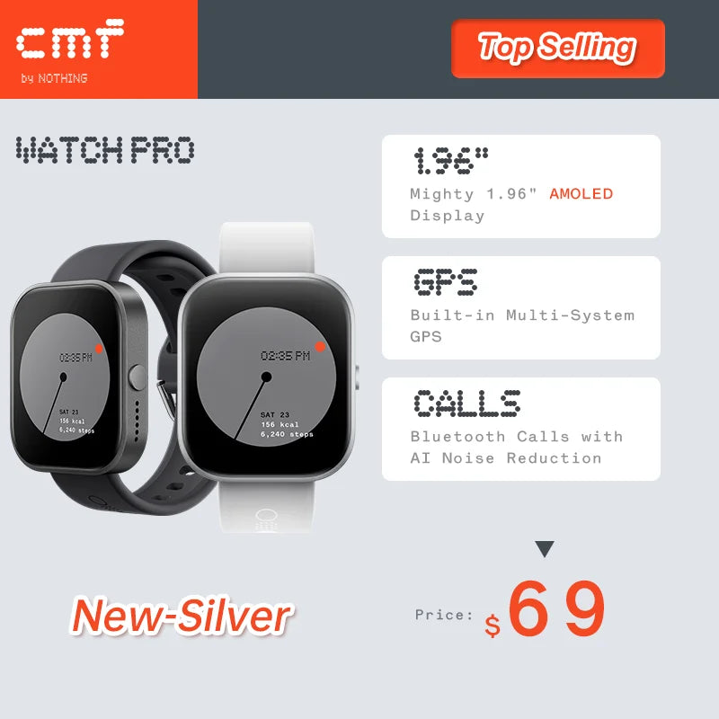 CMF Watch Pro: Advanced GPS & Health Tracking Smartwatch  ourlum.com   