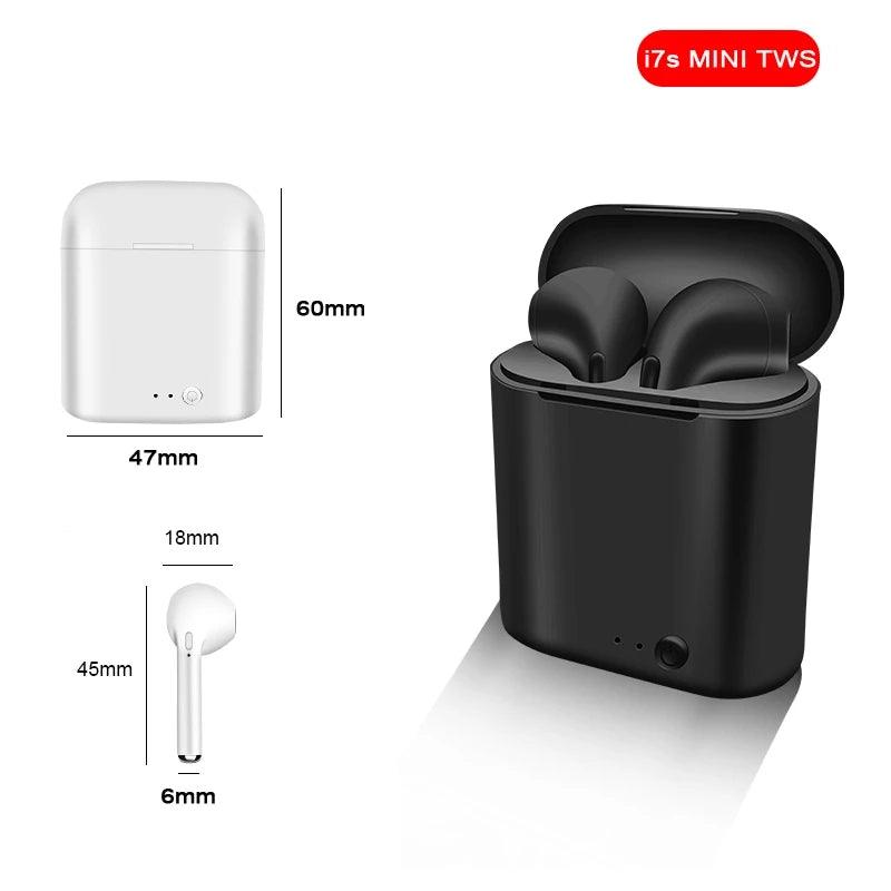 i7 Mini TWS Wireless Bluetooth Earbuds with Voice Prompts  ourlum.com   