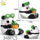 Cute Panda Micro Building Blocks: Creative DIY Animal City Toy  ourlum.com 21 no box  