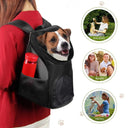 Ventilated Mesh Pet Carrier Backpack for Small Dogs and Cats