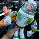 Toy Story Funny Dolls Buzz Lightyear Rescue Woody Plush Auto Car Ornament