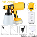 Cordless 800ML Electric Paint Sprayer For Makita Dewalt Milwaukee Bosch