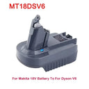 Battery Adapter Converter For Makita Dewalt Milwaukee Bosch Einhell Ryobi To For Dyson V6 V7 V8