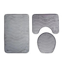 Soft Bathroom Mat Set: Absorbent Shower Rugs for Comfort