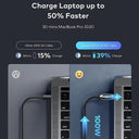 Baseus USB C Cable with Digital Display for iPhone15 Promax Fast Charging Type C Wire For  Samsung MacBook  ourlum.com   