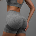 High-Waisted Women's Yoga Shorts with Butt Lifting Tummy Control