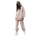 Women Two Piece Sets Tracksuit Hooded Sweatshirt Set Outfit