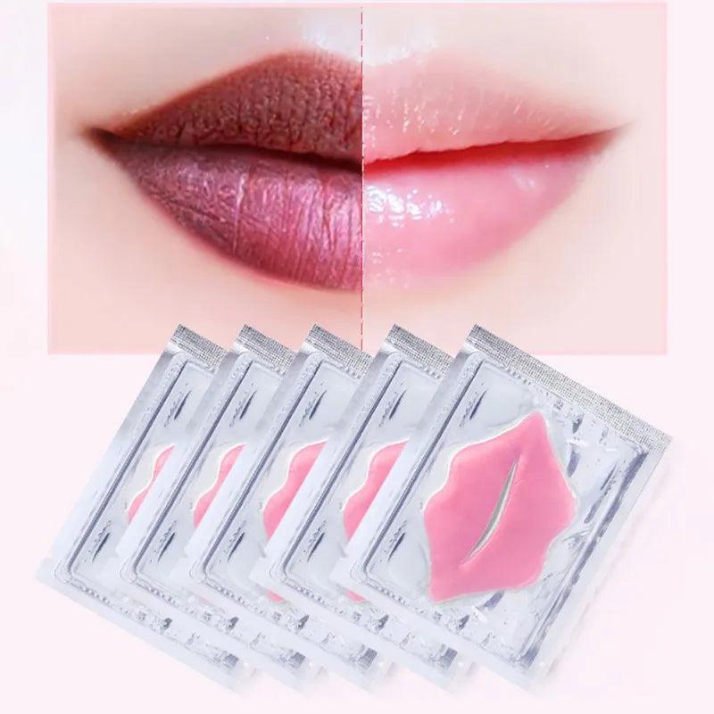 50pcs Collagen Lip Mask Moisturizing Anti Wrinkle Nourishing Beauty lips Care Labial Moisturizer Lip Patches Gel Pads Skin Care  ourlum.com   