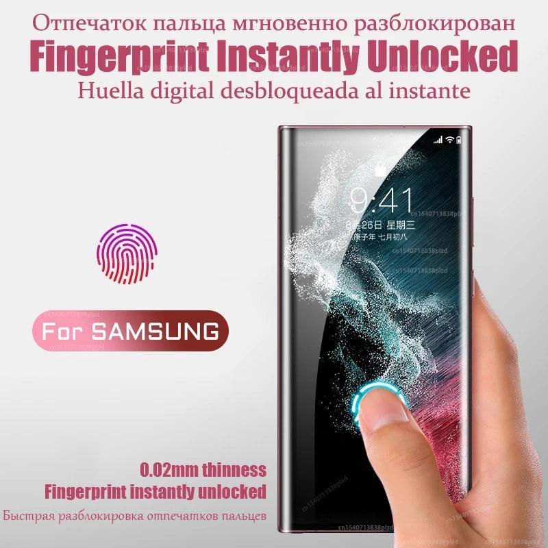 Samsung Galaxy S20 Ultra Screen Protector - Hydrogel Soft Film Kit for Note 20, S10 Lite, S9 FE, S21FE 5G  ourlum.com   