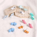 Animal Cartoon Stud Earrings: Playful Dinosaur Dog Whale