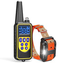 800m Waterproof Electric Dog Training Collar with Remote Control - Rechargeable Shock Vibration Sound  ourlum.com 1Orange  