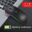 Bluetooth Wireless RGB Gaming Mouse for Laptop PC Mac