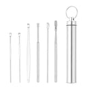 Stainless Steel Ear Pick Set for Gentle Ear Care Cleaning