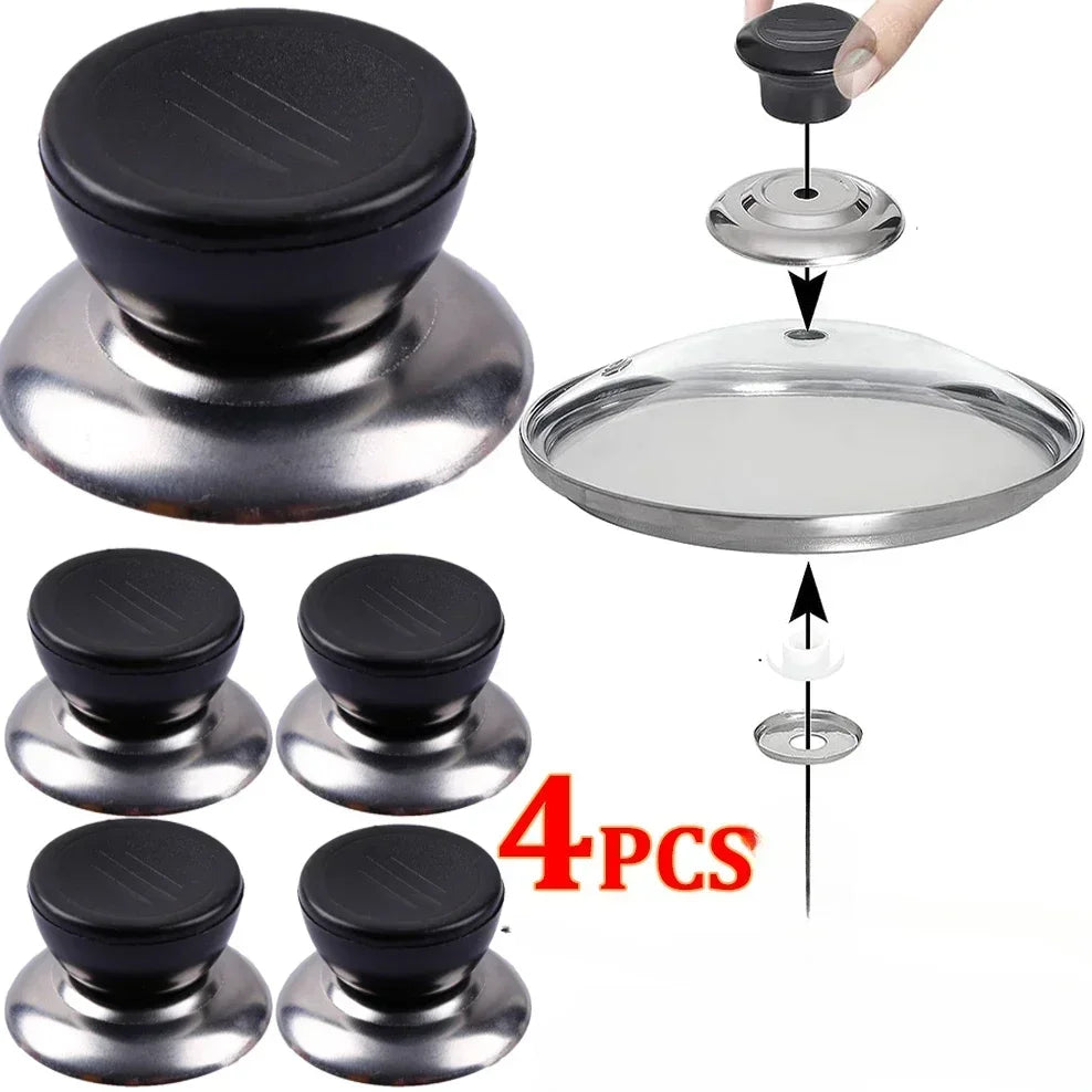 Universal Pressure Cooker Knob Covers - Set of 4 Interchangeable Kitchen Handle Caps