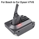 Universal Battery Adapter for Dyson V6 V7 V8 Compatible with Makita Dewalt Milwaukee Bosch Ryobi