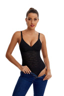 Lace Thong Bodysuit Shapewear for Women - Seamless Slimming & Tummy Control