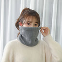 Fashion Women Knitted Scarf Solid Cashmer Like Winter Snood