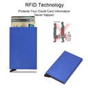 RFID Card Holder Wallet: Secure & Stylish Minimalist Design