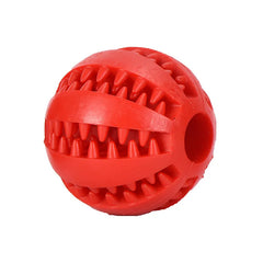 Soft Pet Dog Chew Toy: Interactive Elasticity Ball for Tooth Cleaning & Food Dispensing