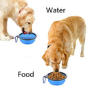 Collapsible Silicone Pet Bowl for Outdoor Travel Adventures