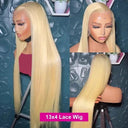 613 Blonde Lace Front Wig - Affordable 13x4 HD Human Hair