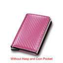 Carbon Fiber Slim Aluminum Men Wallet 2023 RFID Card Holder