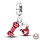 Charming Sterling Silver Red Heart Beads for Pandora Gifts