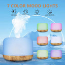 500ML Ultrasonic Aroma Diffuser and Humidifier with LED Light