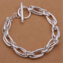 Sterling Silver Chain Bracelet Elegant Party Wedding Gift