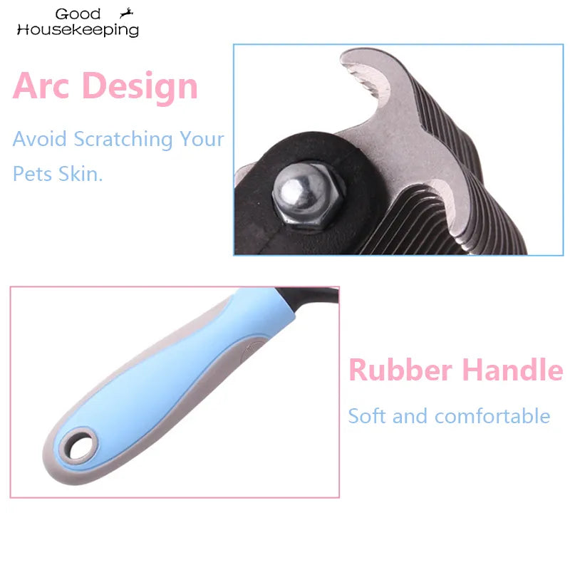 Pet Grooming Shedding Tool: Stainless Steel Knot Remover Brush  ourlum   
