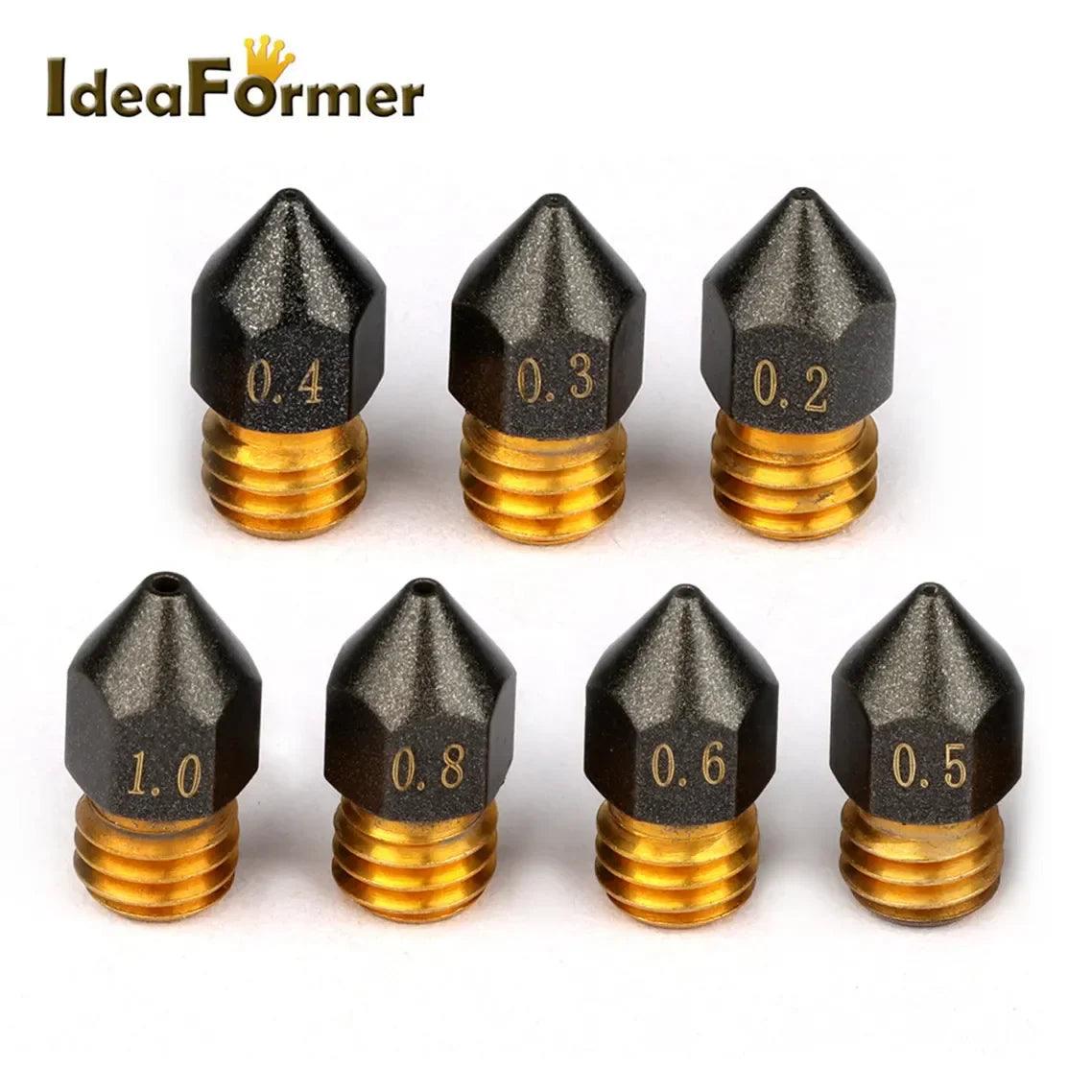 MK8 Precision PTFE Coated Nozzle Set: Smooth 3D Printing Kit  ourlum.com   