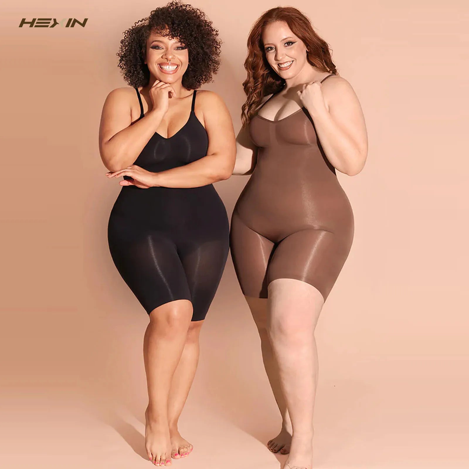 Hexin Butt Lifter Seamless Bodysuit - Enhance Curves, Smooths & Shapes