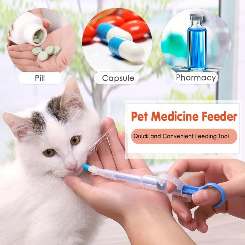 Pet Pill Gun Dispenser: Easy Medication for Dogs & Cats  ourlum.com   