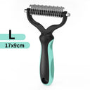 Pet Grooming Comb: Shedding Trimming Deshedding Brush Tool