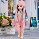 Customizable BJD Doll Interactive Dress-Up Toy with 3D Eyes