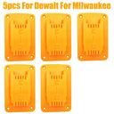 5pcs Tool Holder Dock Wall Mount Storage Rack For Dewalt 14.4V 18V 20V Milwaukee 18V Drill Tools Holder