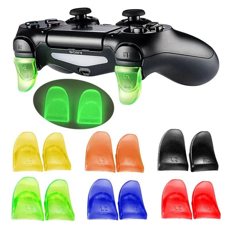 Gamepad Plastic L2 R2 Trigger Buttons Extenders Keys for PS4 Controller Video Games Accessories  ourlum.com   