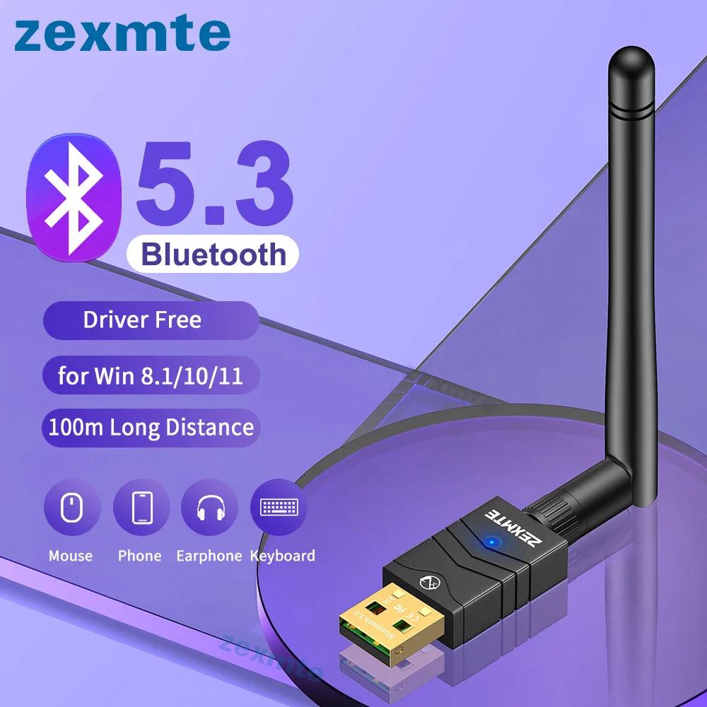 Zexmte Bluetooth Adapter: Enhanced Wireless Audio Experience  ourlum.com   