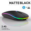 Bluetooth Wireless RGB Gaming Mouse for Laptop PC Mac