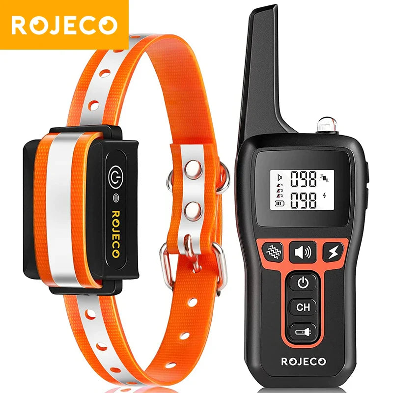 ROJECO Electric Dog Training Collar: Effective Remote Bark Control  ourlum.com   