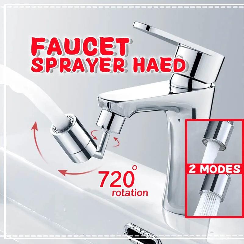 720° Swivel Faucet Spray Head: Upgrade Your Kitchen/Bathroom Faucet Easy  ourlum.com   